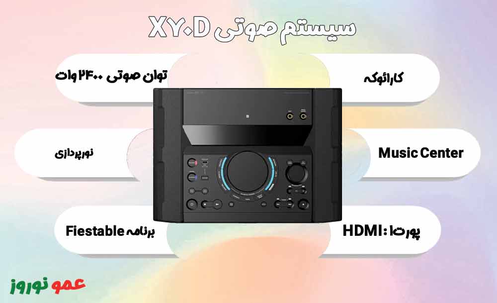 معرفی سیستم صوتی سونی X70