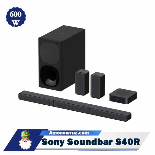 ساندبار سونی S40R سیستم صوتی 600 وات S40R