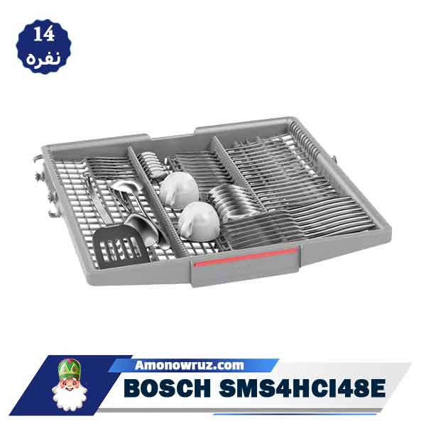 ماشین ظرفشویی بوش 4HCI48E مدل SMS4HCI48E ظرفیت 14 نفره