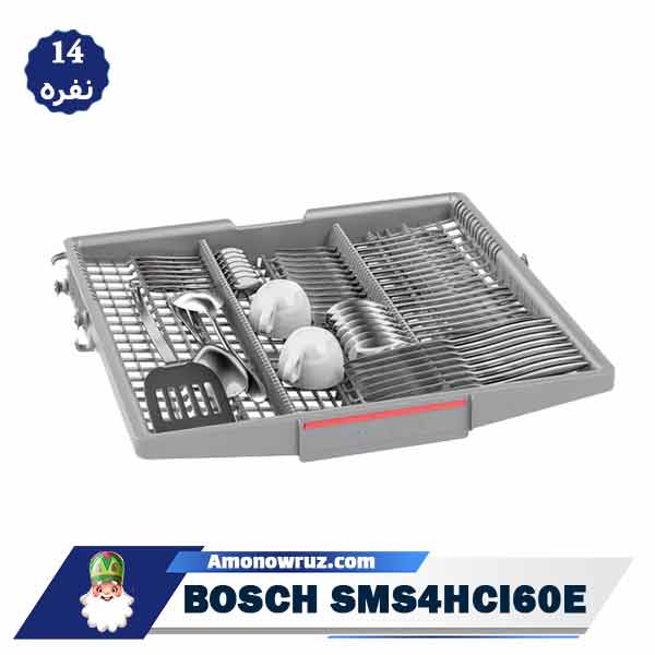 ماشین ظرفشویی بوش 4HCI60E مدل SMS4HCI60E ظرفیت 14 نفره