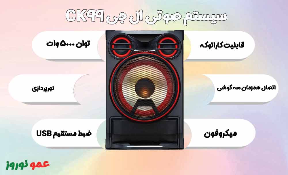 معرفی سیستم صوتی ال جی CK99