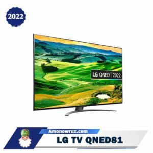 پایه هلالی شکل تلویزیون ال جی مدل QNED81