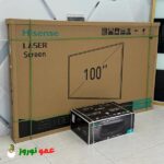 جعبه تلویزیون 100 اینچ هایسنس لیزری L9