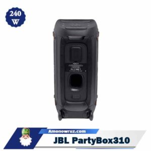 دیزاین پشت و درگاه های ارتباطی اسپیکر بلوتوثی جی بی ال مدل JBL310